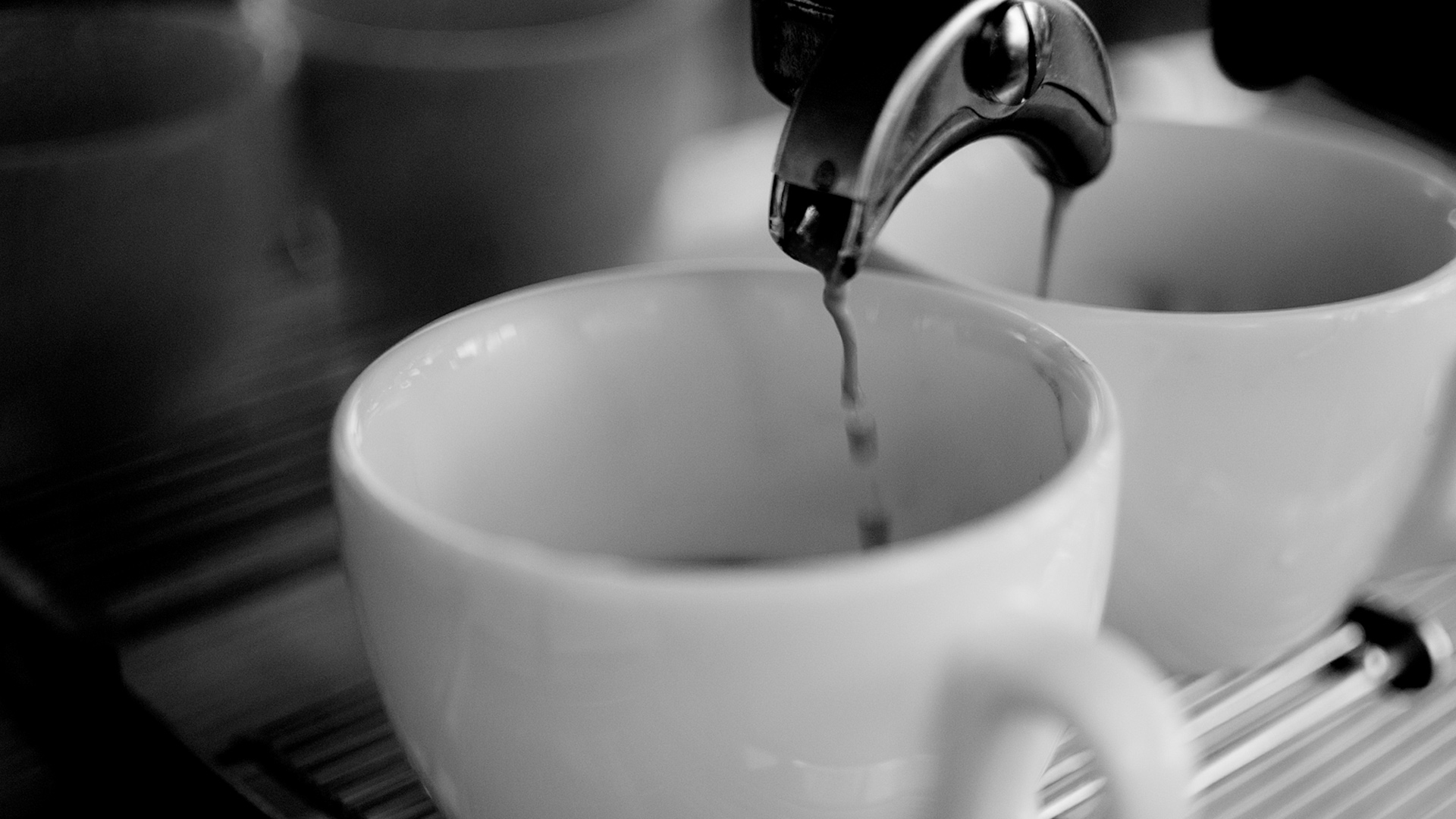 Espresso i glas